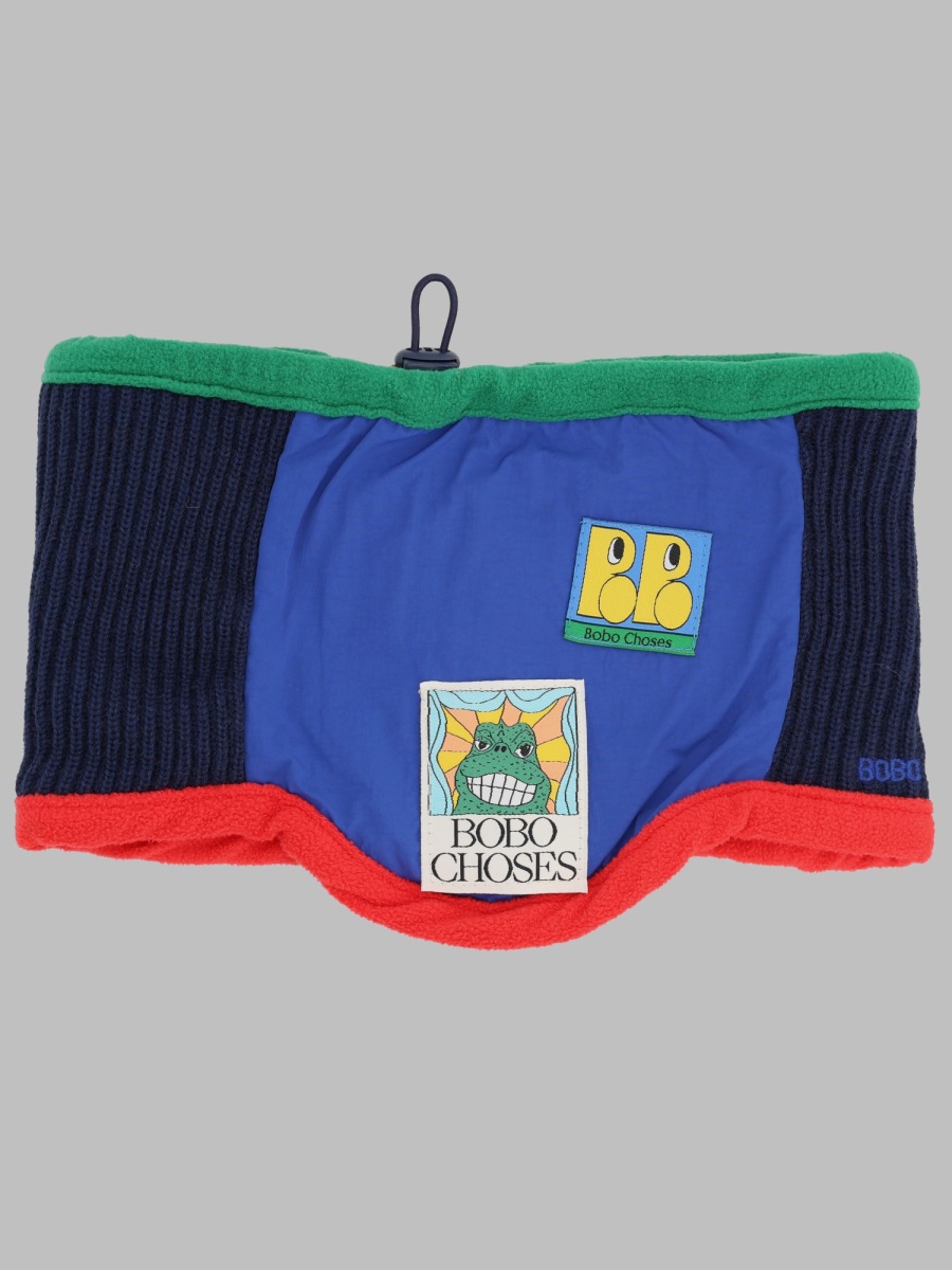 Bobo Choses Color Block Neck Warmer In Multicolor