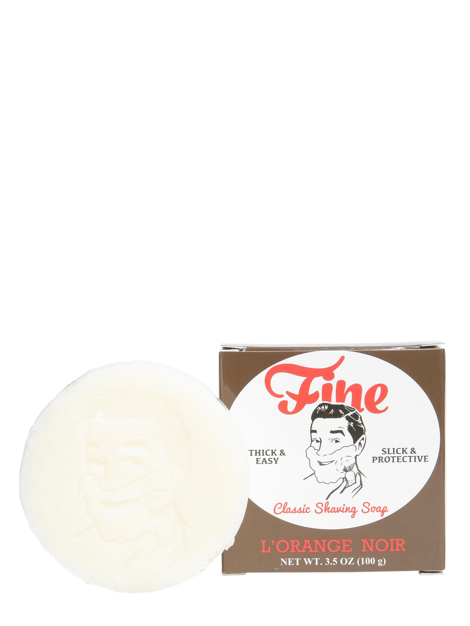 fine accoutrements shaving soap l'orange noir
