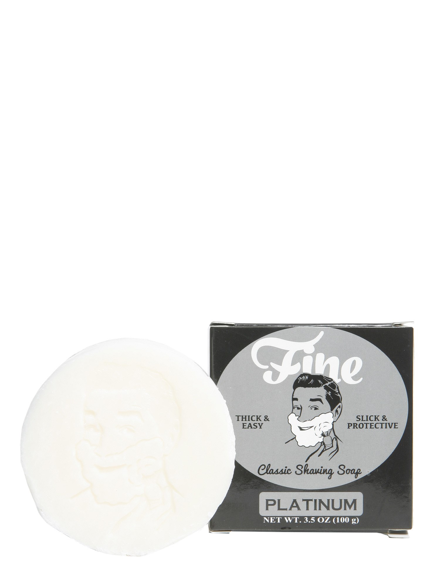 fine accoutrements shavin soap platinum