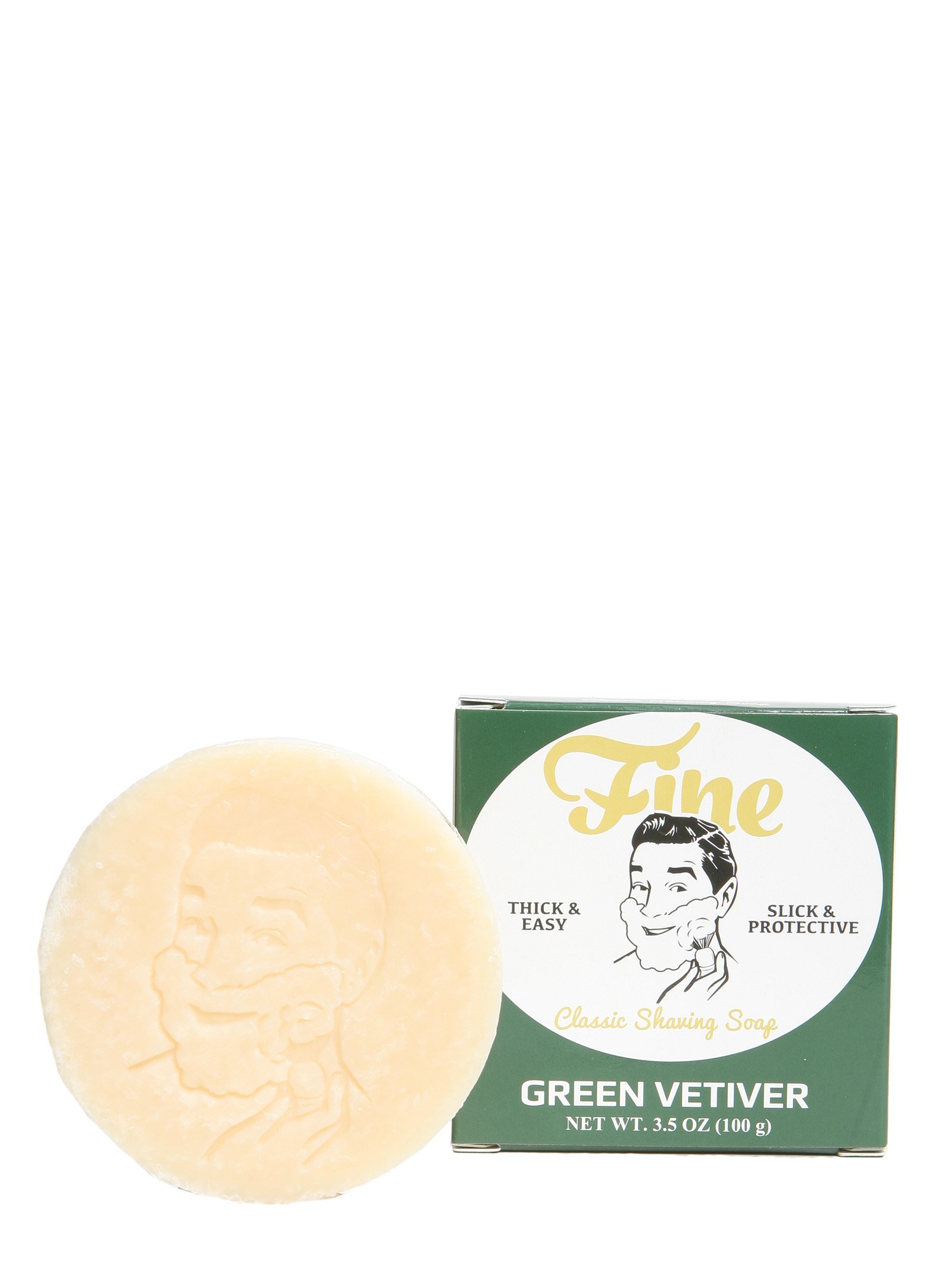 fine accoutrements shaving soap green vetiver