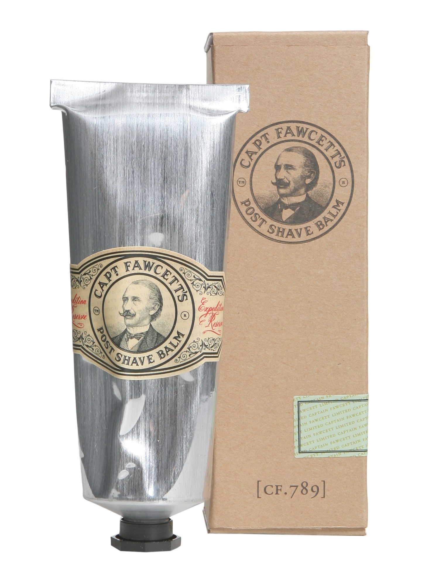 captain fawcett post shaving balm with aluminium tube