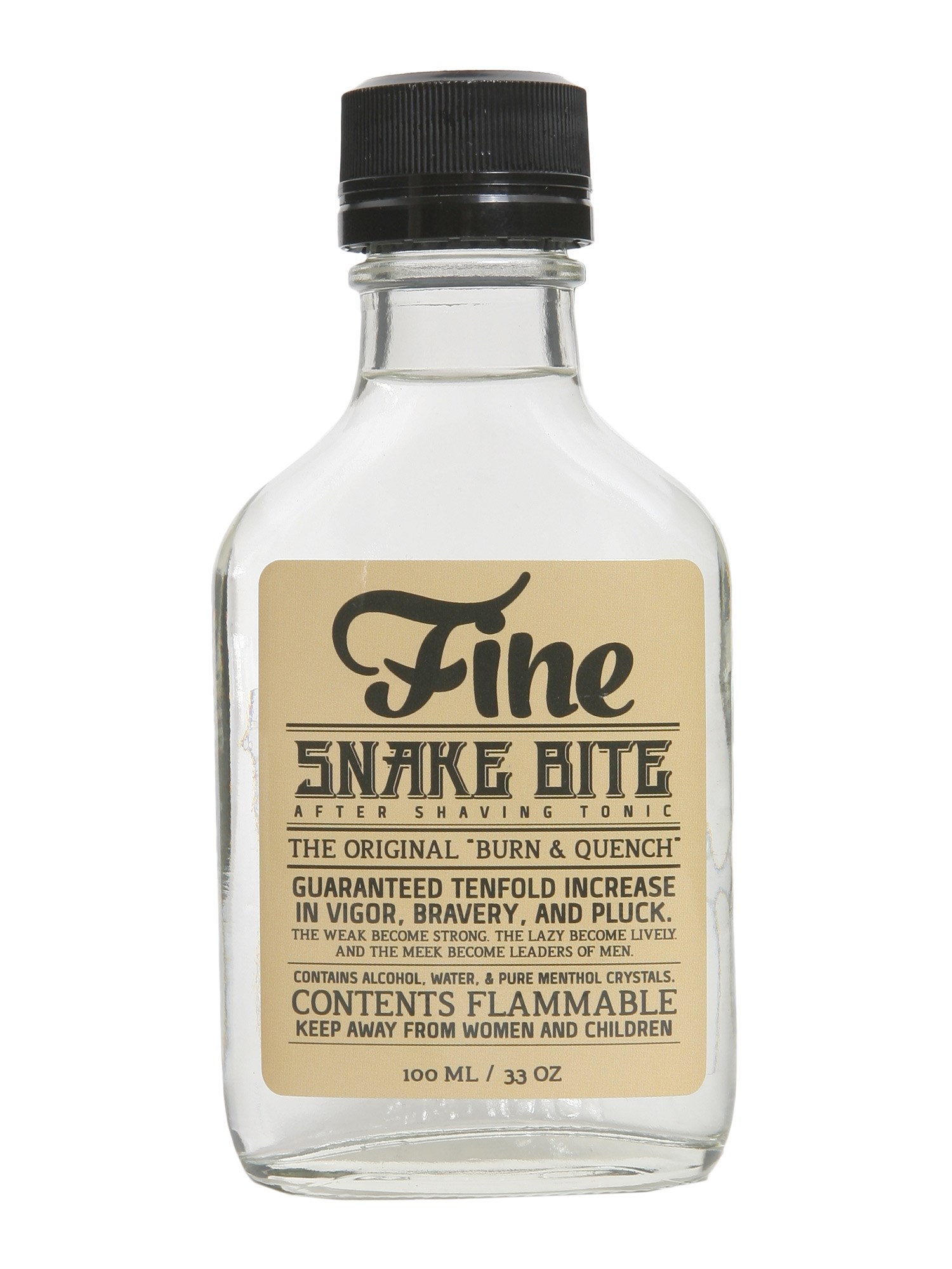 fine accoutrements after shave snake bite