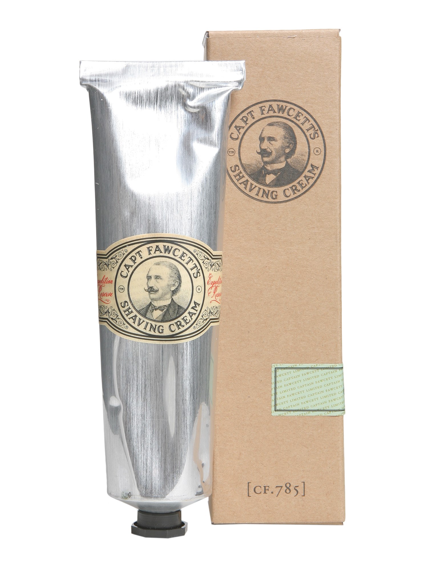 captain fawcett shaving cream with aluminium tube