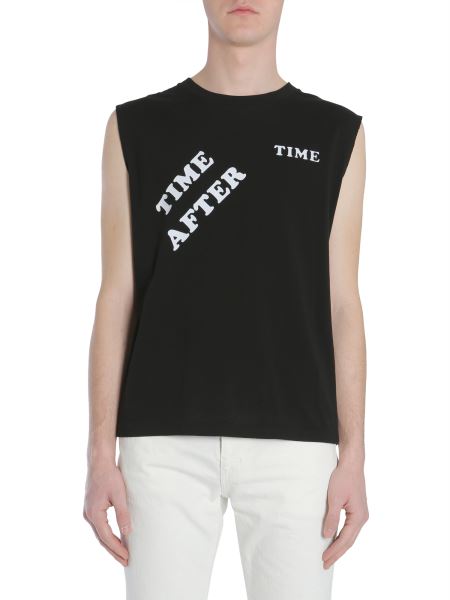 saint laurent sleeveless shirt