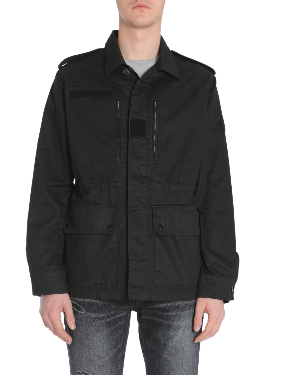 SAINT LAURENT WAITING FOR SUNSET MILITARY PARKA IN COTTON