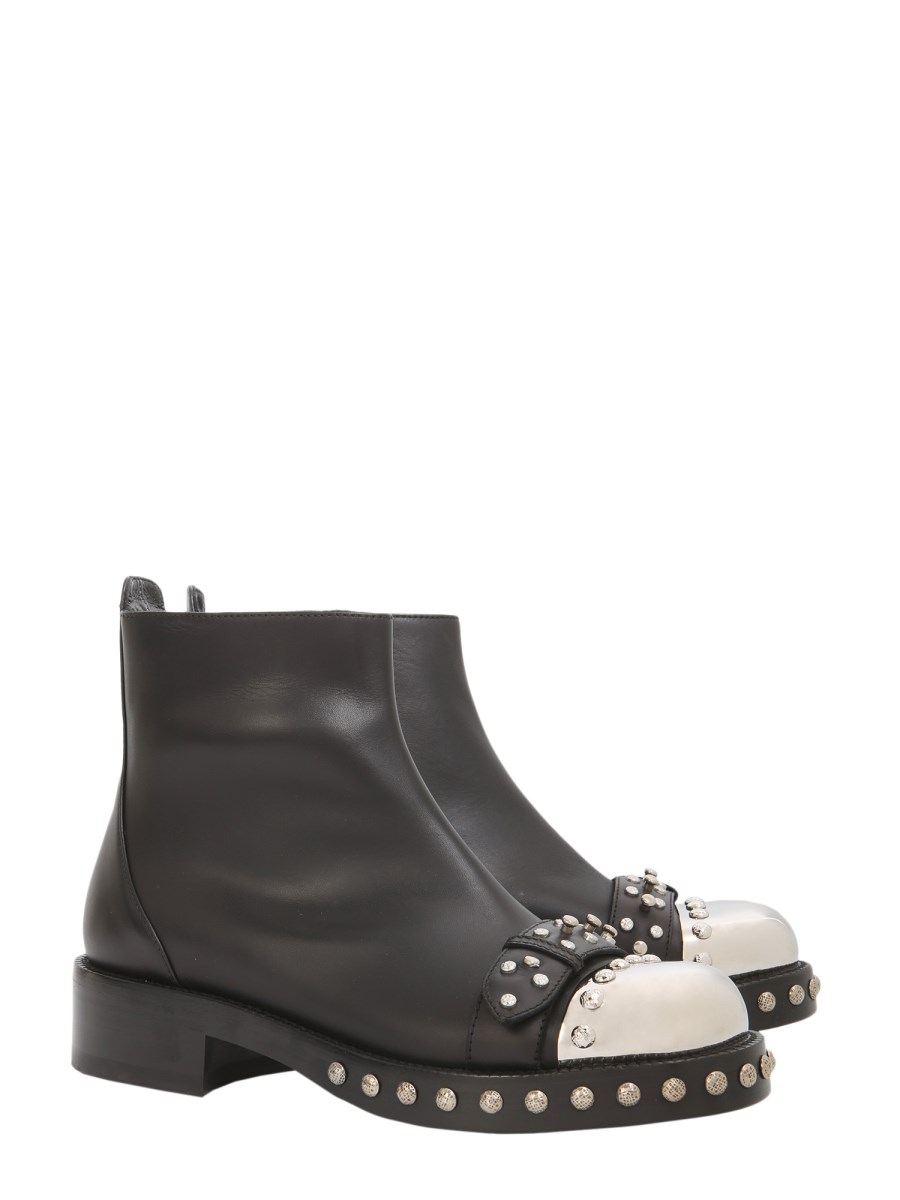 Alexander mcqueen hobnail clearance boots