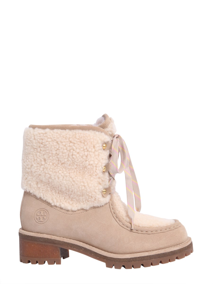 Tory burch store fur lined boots