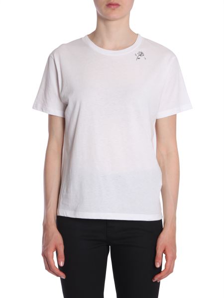 saint laurent rose t shirt