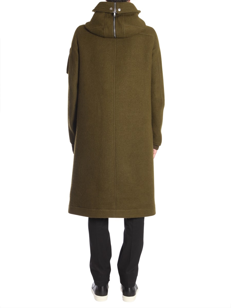 RICK OWENS - MEGA HOOD VIRGIN WOOL PARKA - Eleonora Bonucci RICK OWENS - MEGA HOOD VIRGIN WOOL PARKA - Eleonora Bonucci