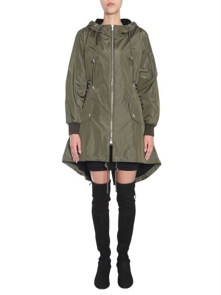 Moschino Parka With Lace-up Detail 