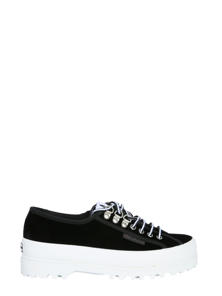 Superga hot sale platform velluto