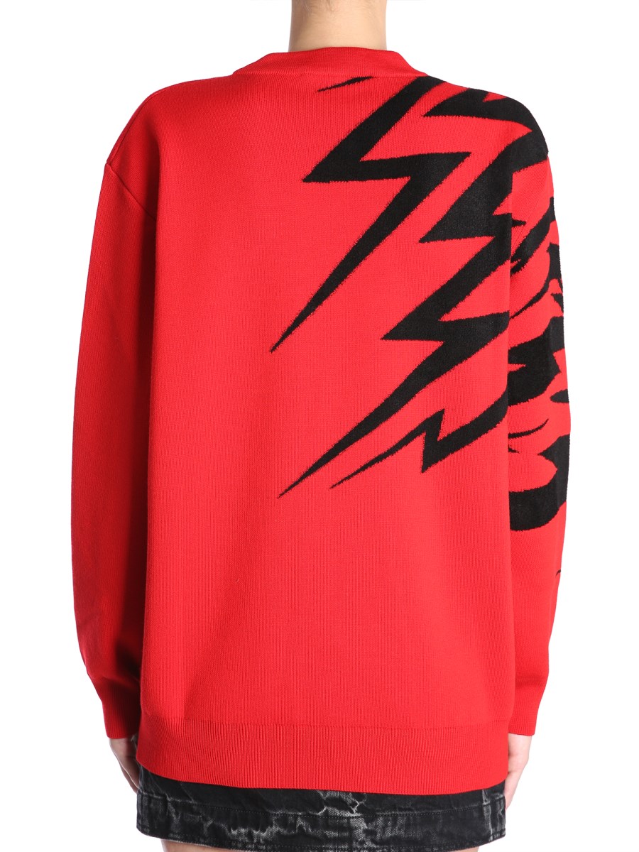 Givenchy flame online sweater