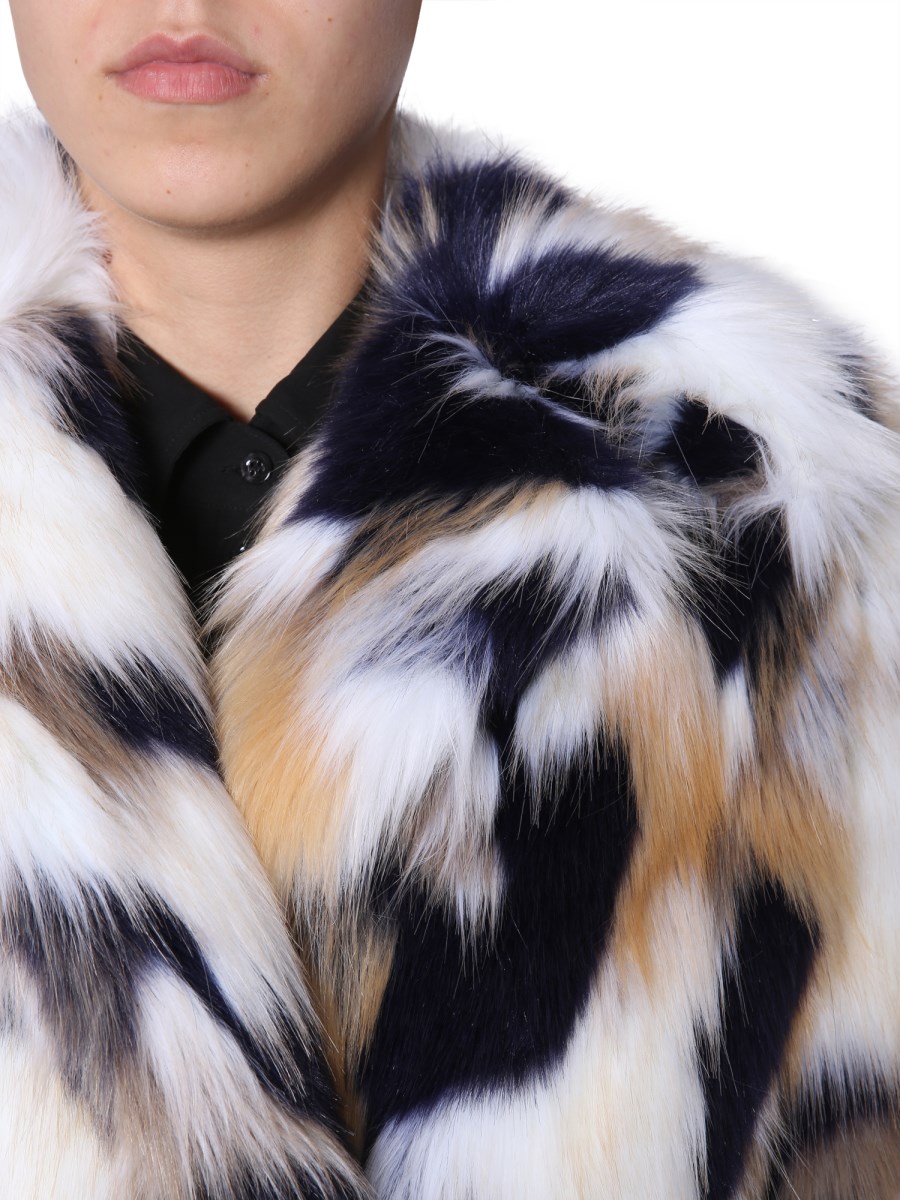 GIVENCHY FAUX FUR LONG COAT Eleonora Bonucci