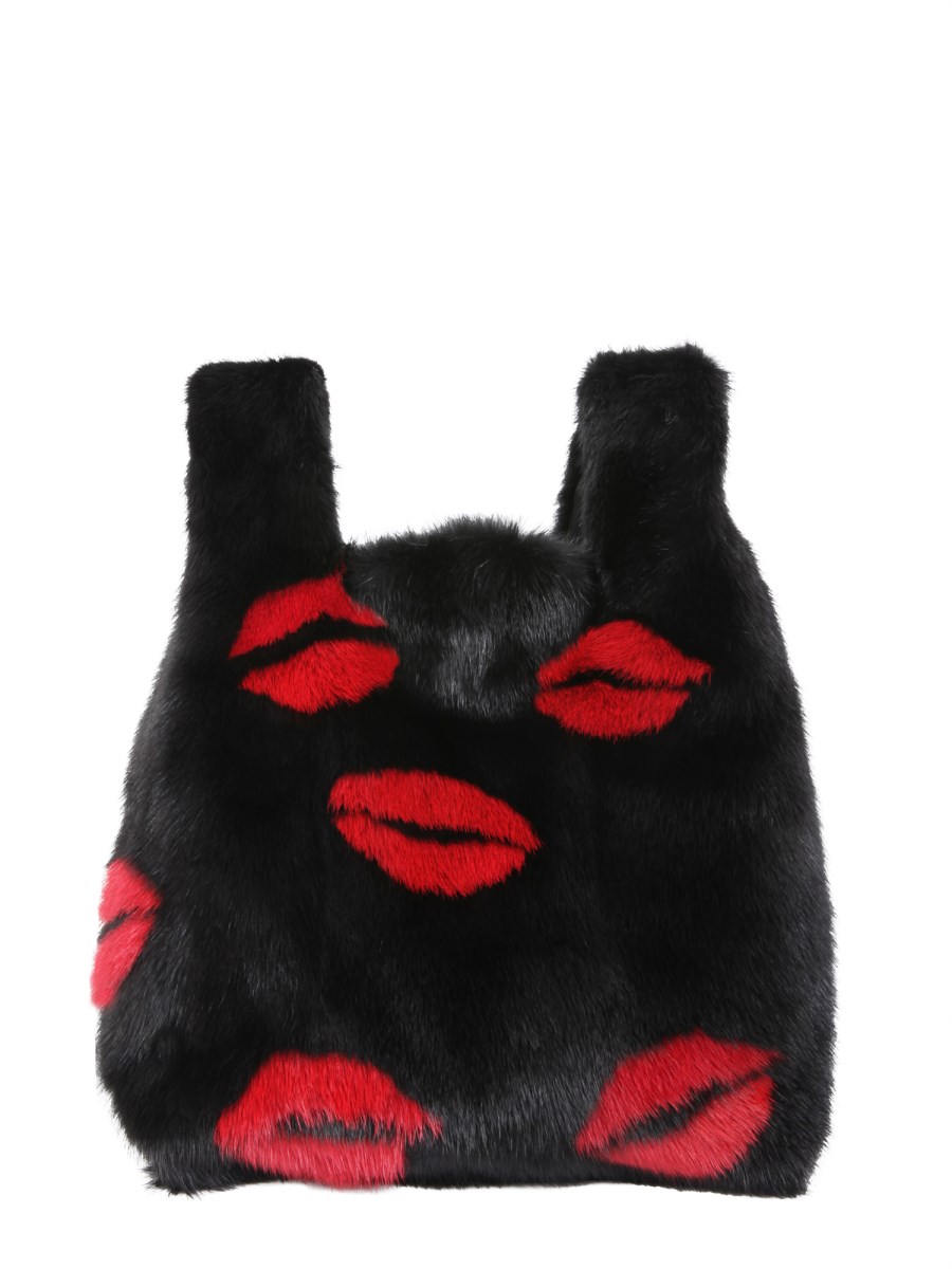 SIMONETTA RAVIZZA - FURRLIPS MINK FUR BAG - Eleonora Bonucci