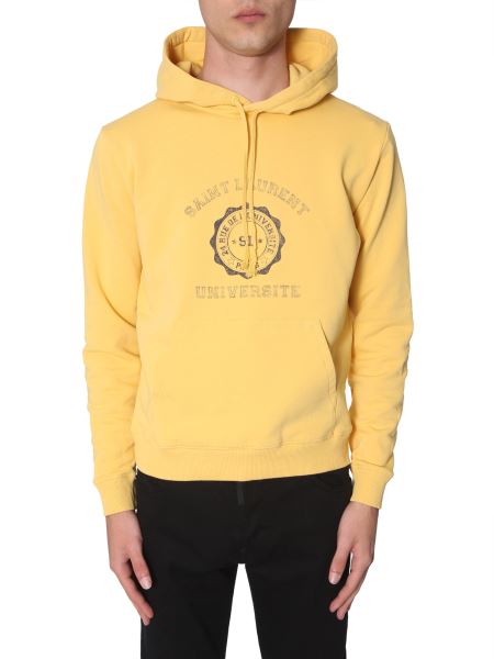 saint laurent yellow hoodie