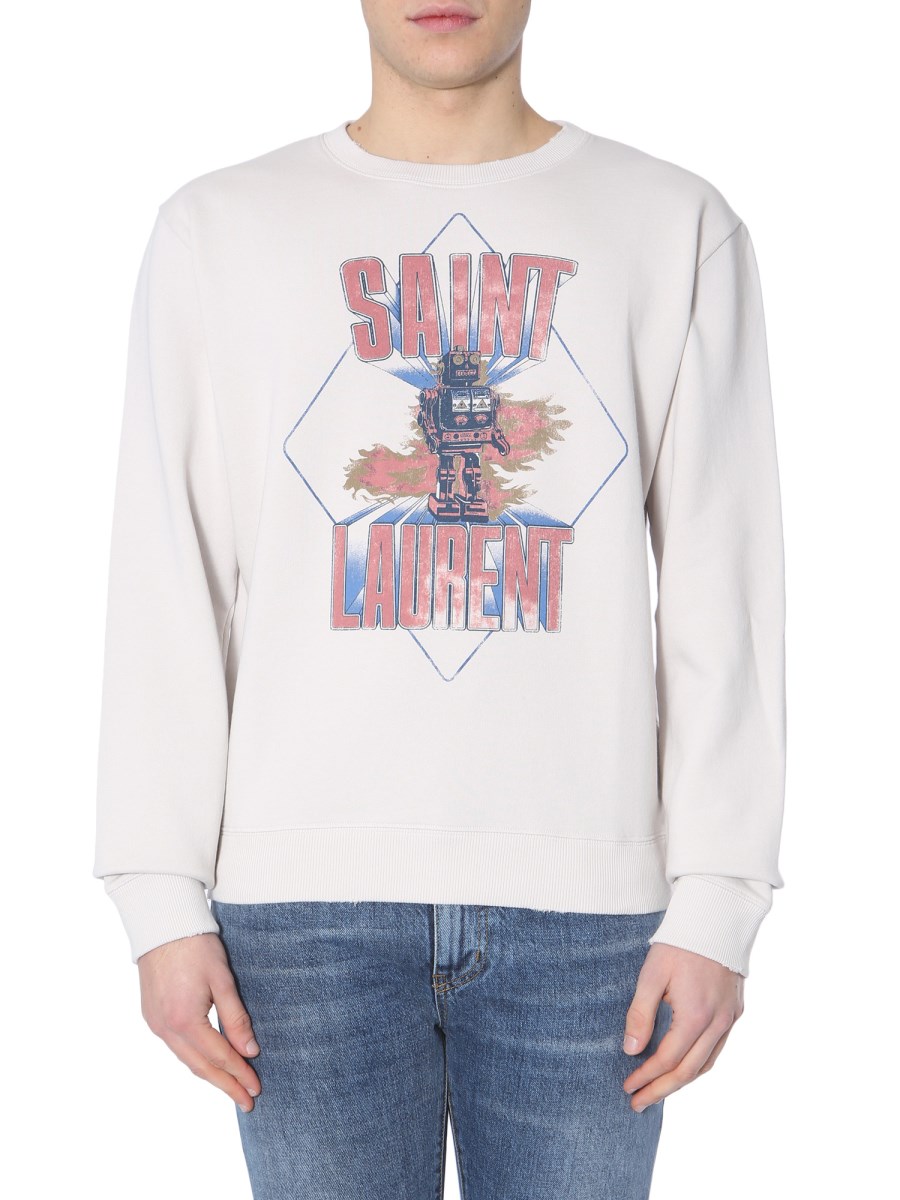 Saint laurent hot sale robot sweatshirt