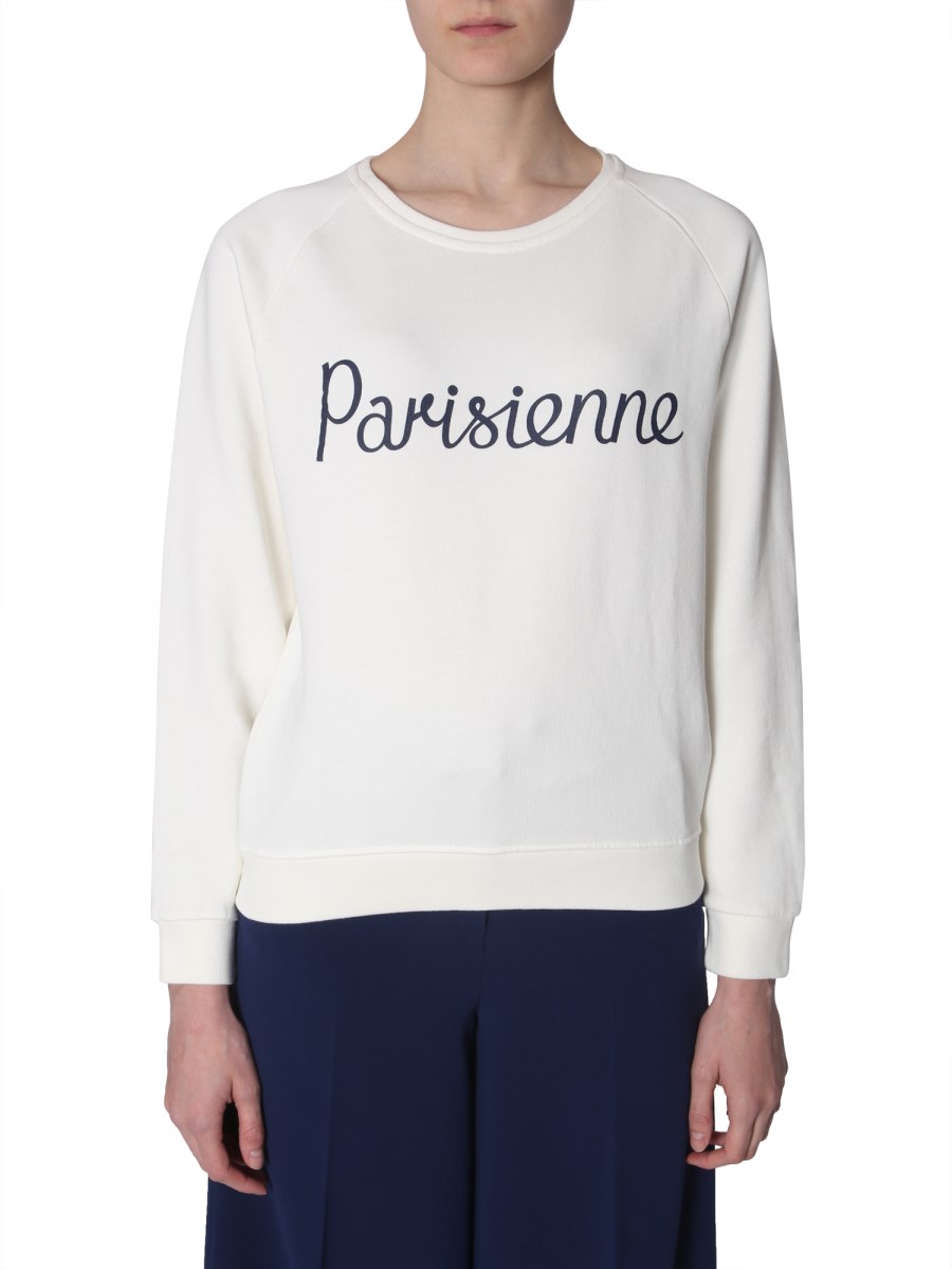 Maison kitsune hot sale parisienne sweatshirt