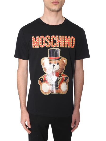 moschino t-shirt men's teddy bear