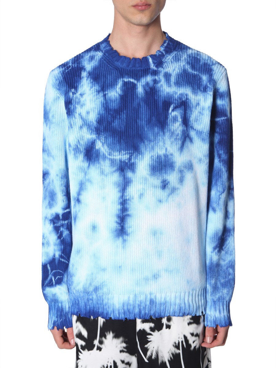 Msgm tie 2025 dye sweater