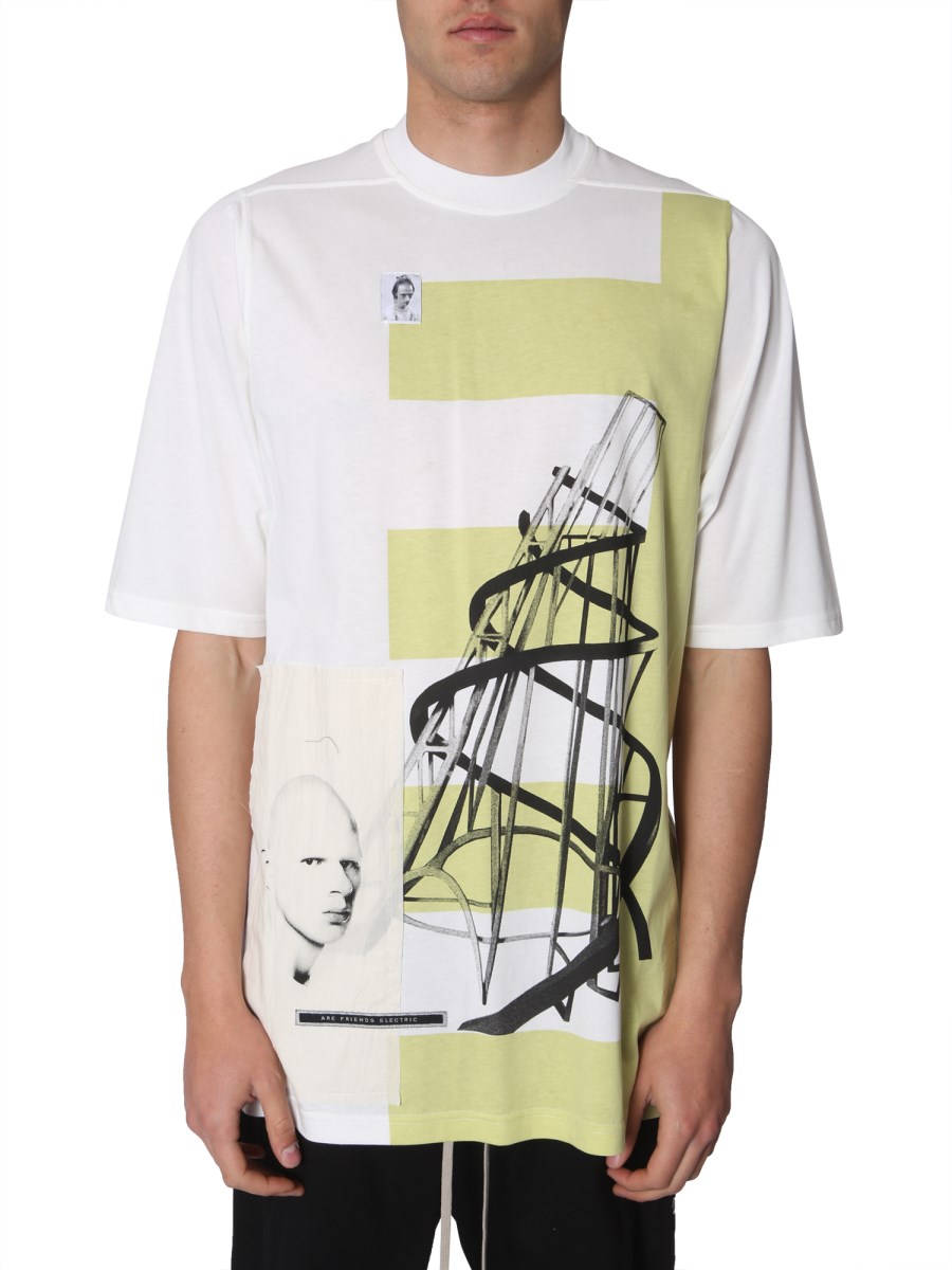 トップス RICK OWENS DRKSHDW JUMBO PATCH RICK OWENCE DRKSHDW JUMBO PATCH TEE