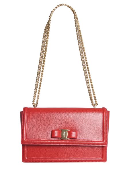 Salvatore Ferragamo - Leather Bag With Bow Detail