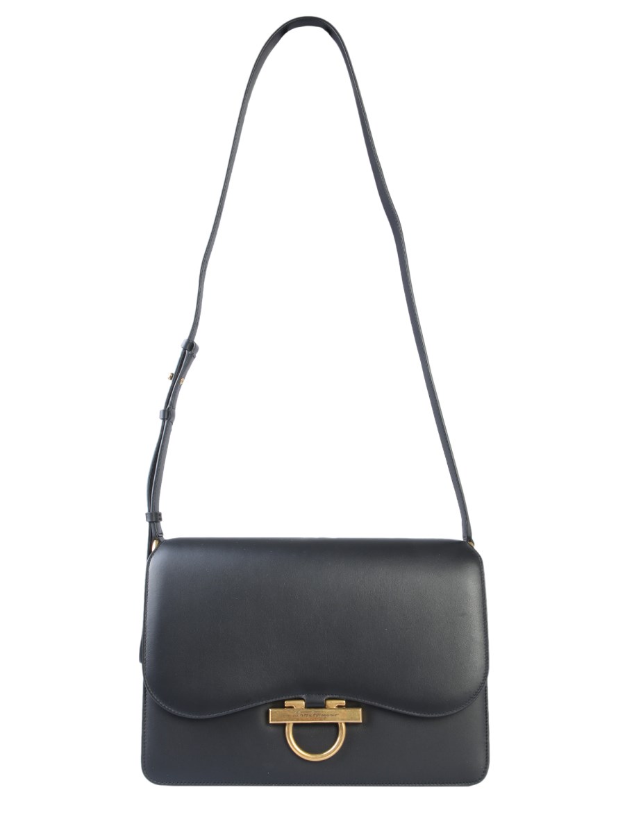 Salvatore ferragamo classic flap bag deals