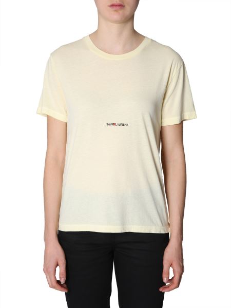 saint laurent box logo tee