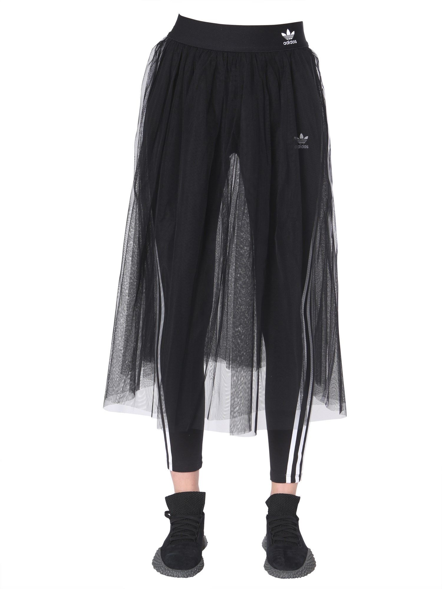 tulle skirt adidas black