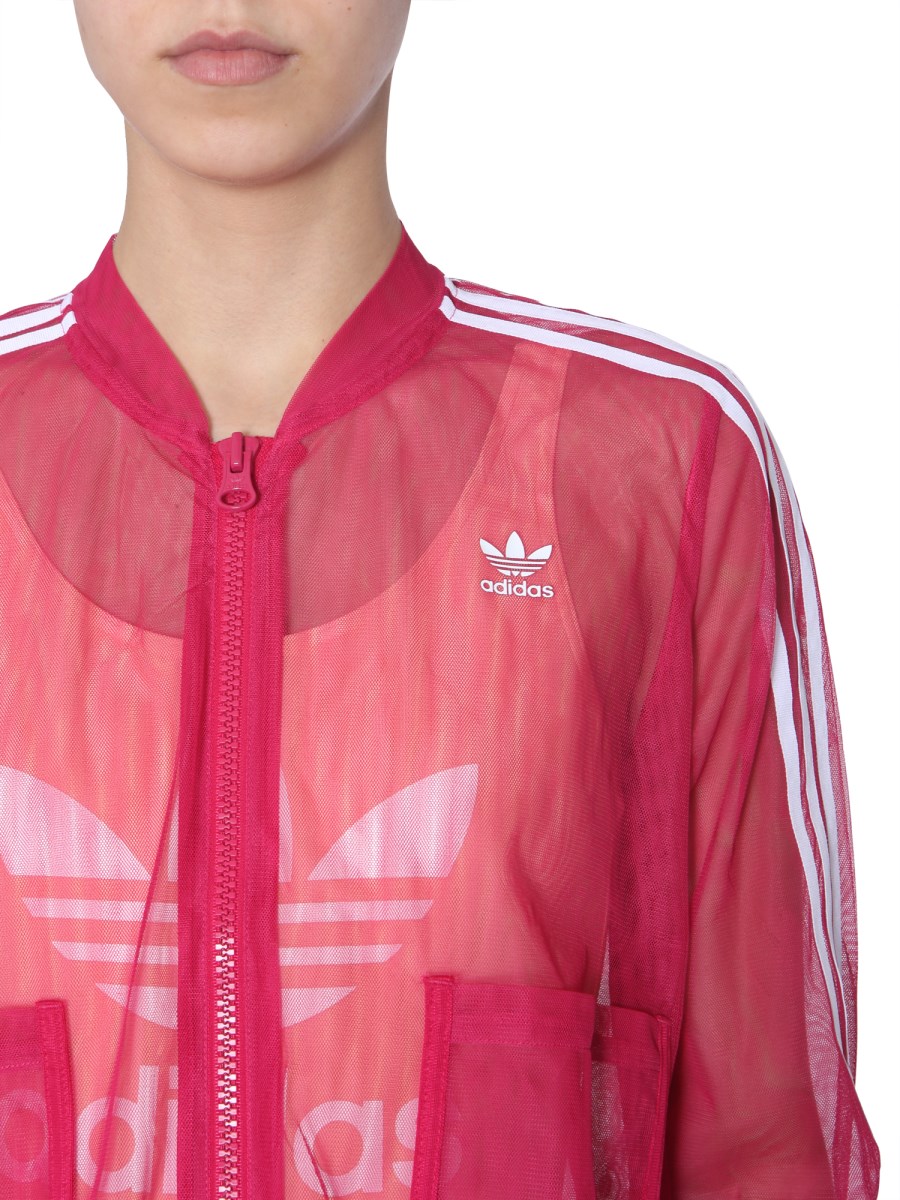 Adidas tulle shop track jacket