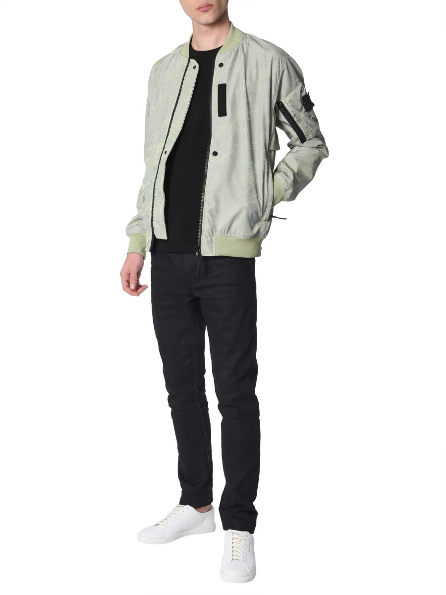 Stone island lenticular store jacquard