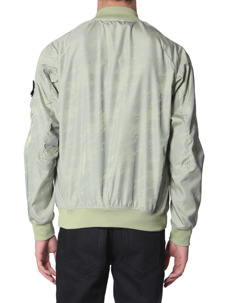 STONE ISLAND SHADOW PROJECT LENTICULAR JACQUARD BOMBER IN TECHNICAL FABRIC Eleonora Bonucci