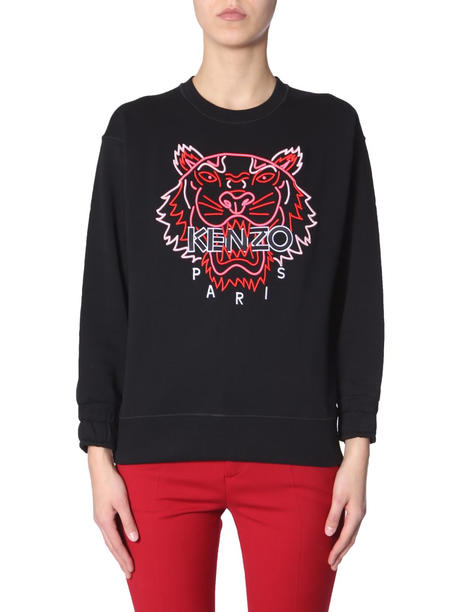 Kenzo store neon sweatshirt