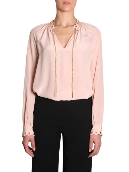 michael kors silk shirt