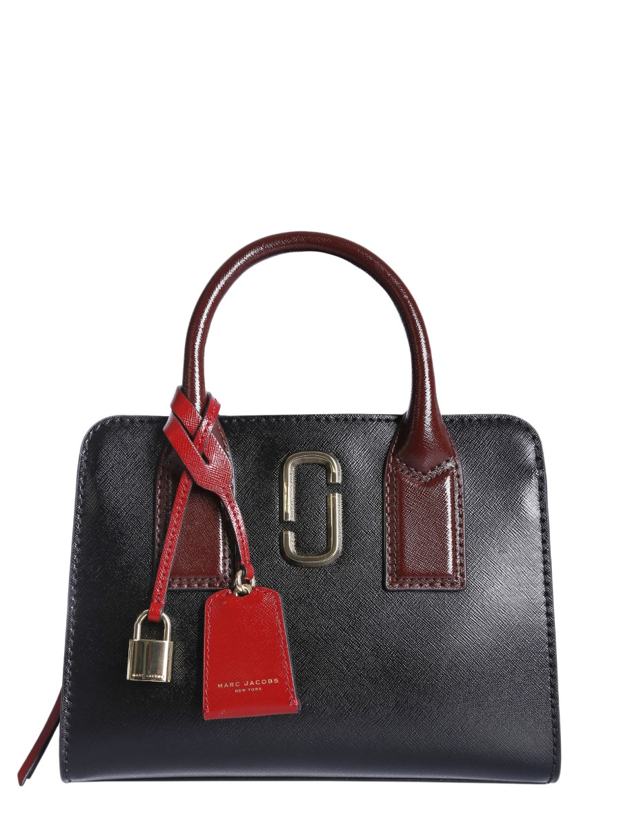 Little big shot clearance leather tote marc jacobs