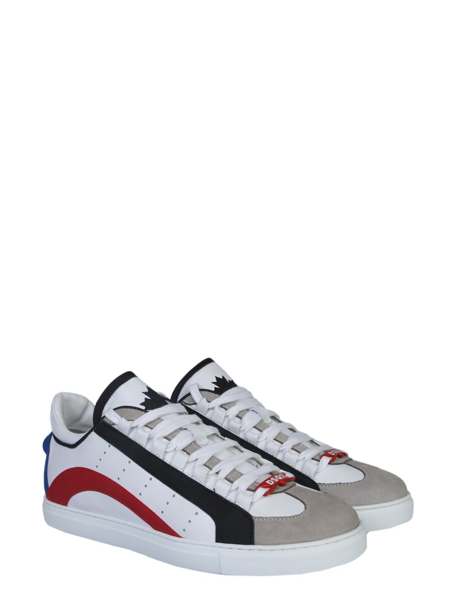 DSQUARED - 551 LOW LEATHER SNEAKERS - Eleonora Bonucci DSQUARED - 551 LOW LEATHER SNEAKERS - Eleonora Bonucci