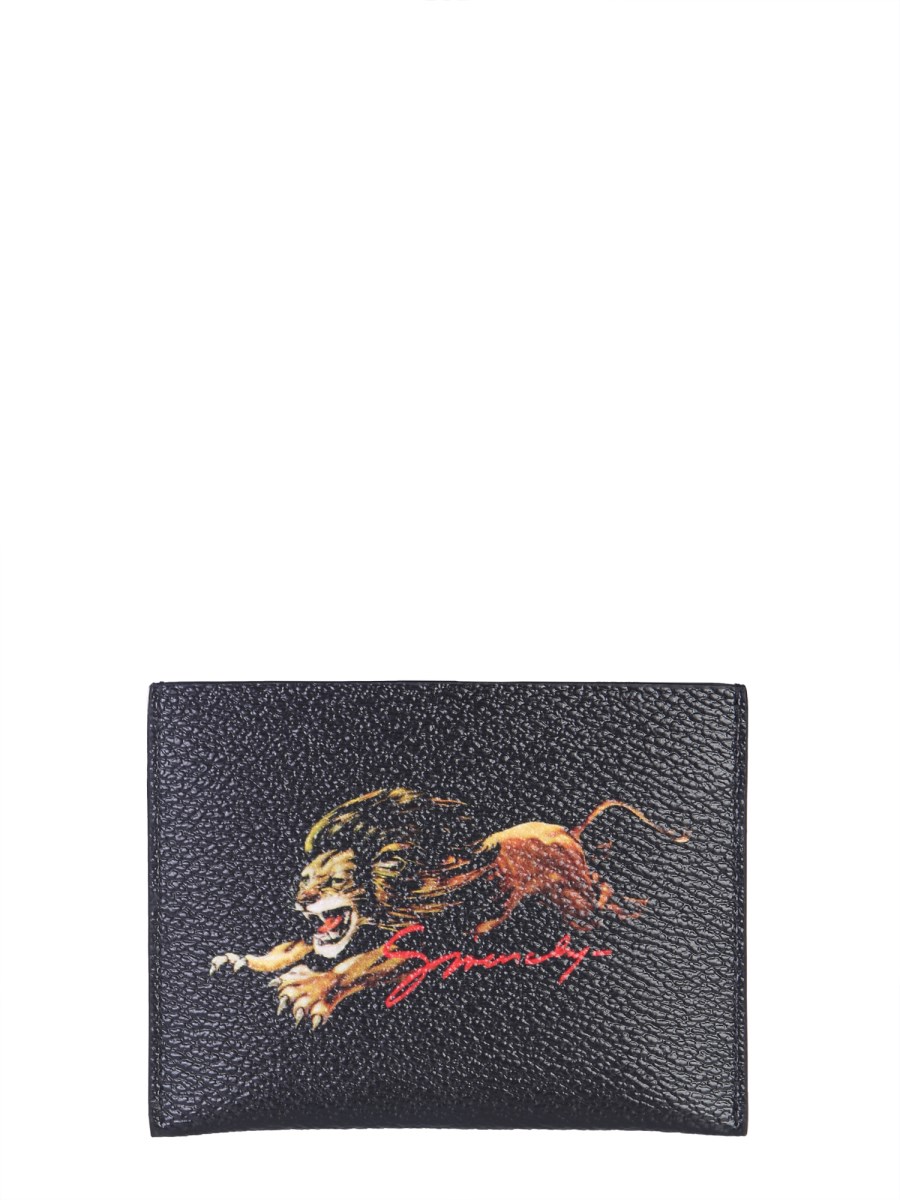 GIVENCHY CARD CASE WITH LION PRINT Eleonora Bonucci