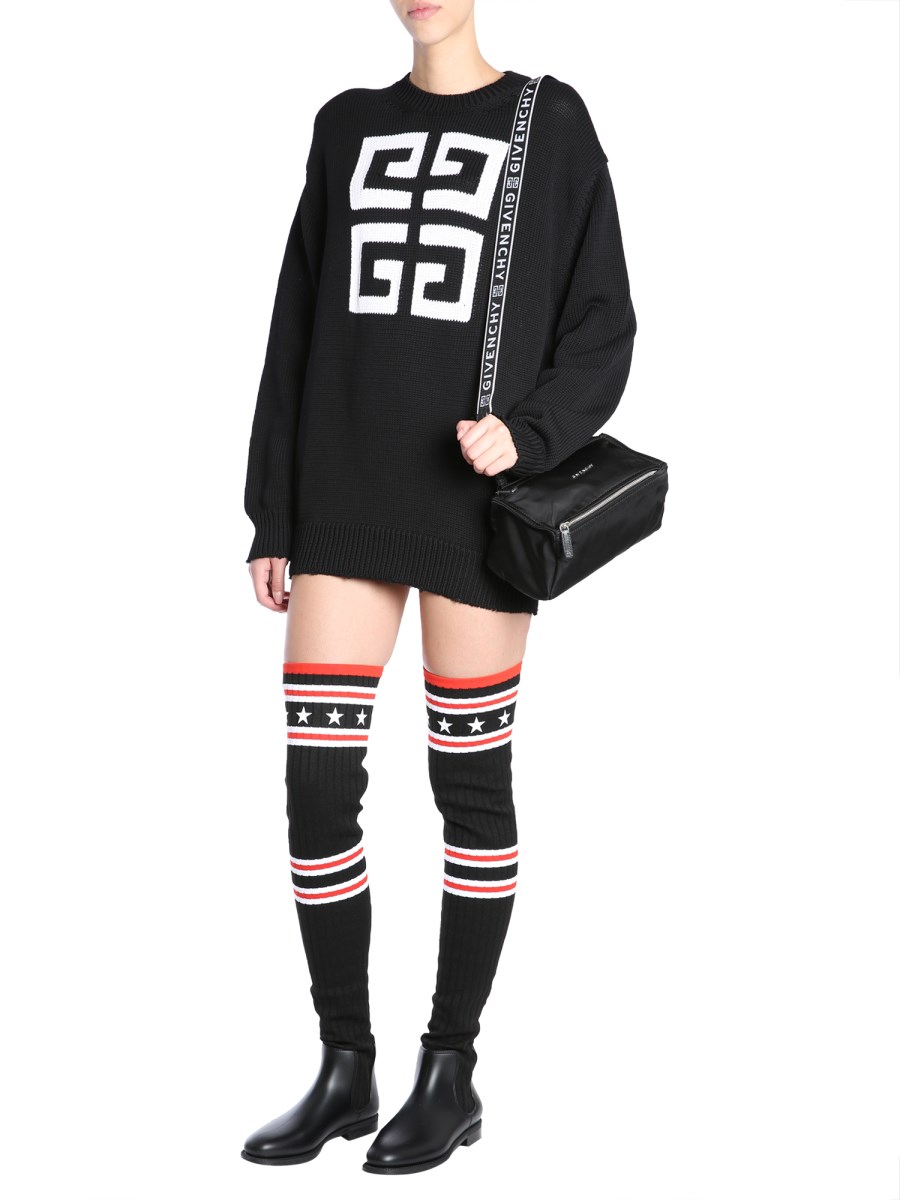 GIVENCHY - COTTON SWEATER WITH 4G LOGO - Eleonora Bonucci