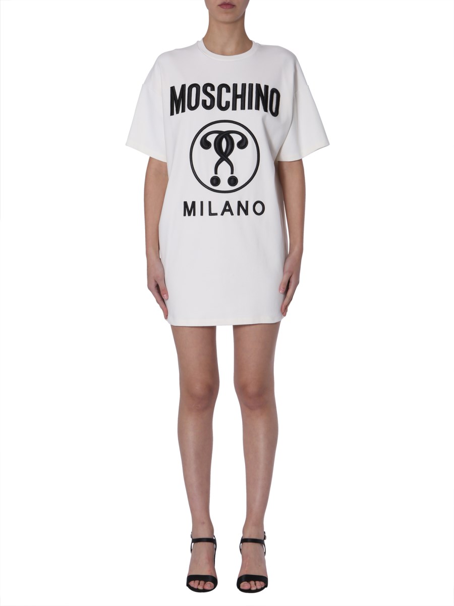 Moschino milano t shirt dress best sale