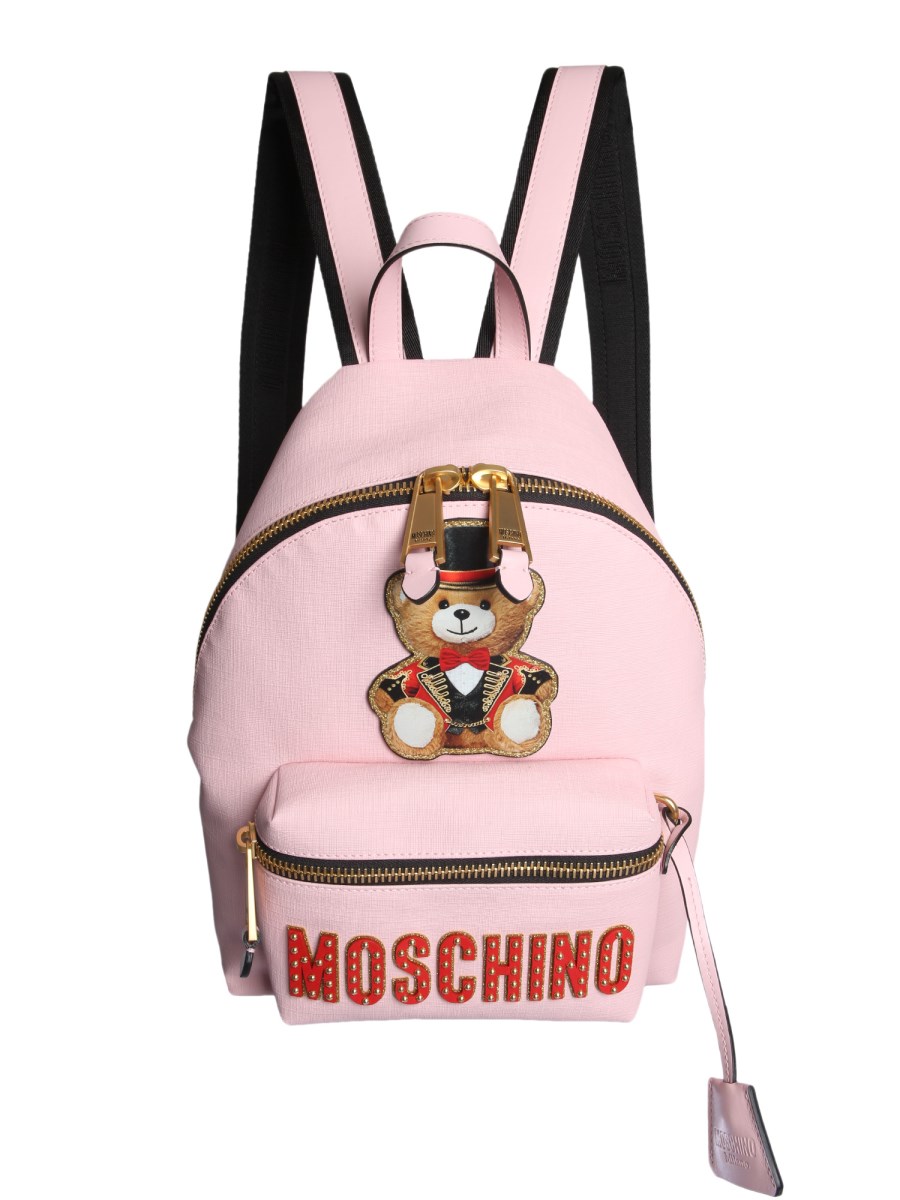 MOSCHINO TEDDY BEAR BACKPACK IN LEATHER Eleonora Bonucci