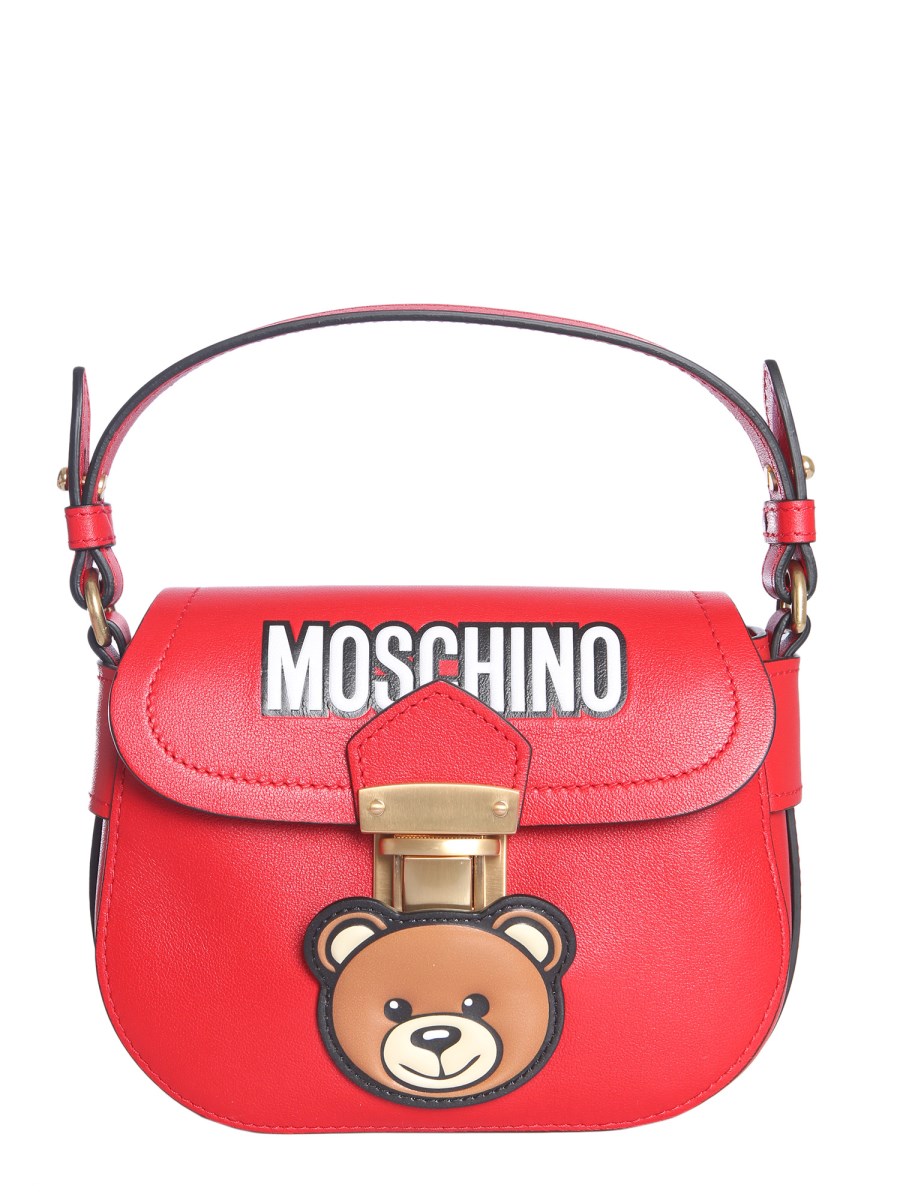 MOSCHINO HIDDEN LOCK BAG IN TEDDY BEAR LEATHER Eleonora Bonucci