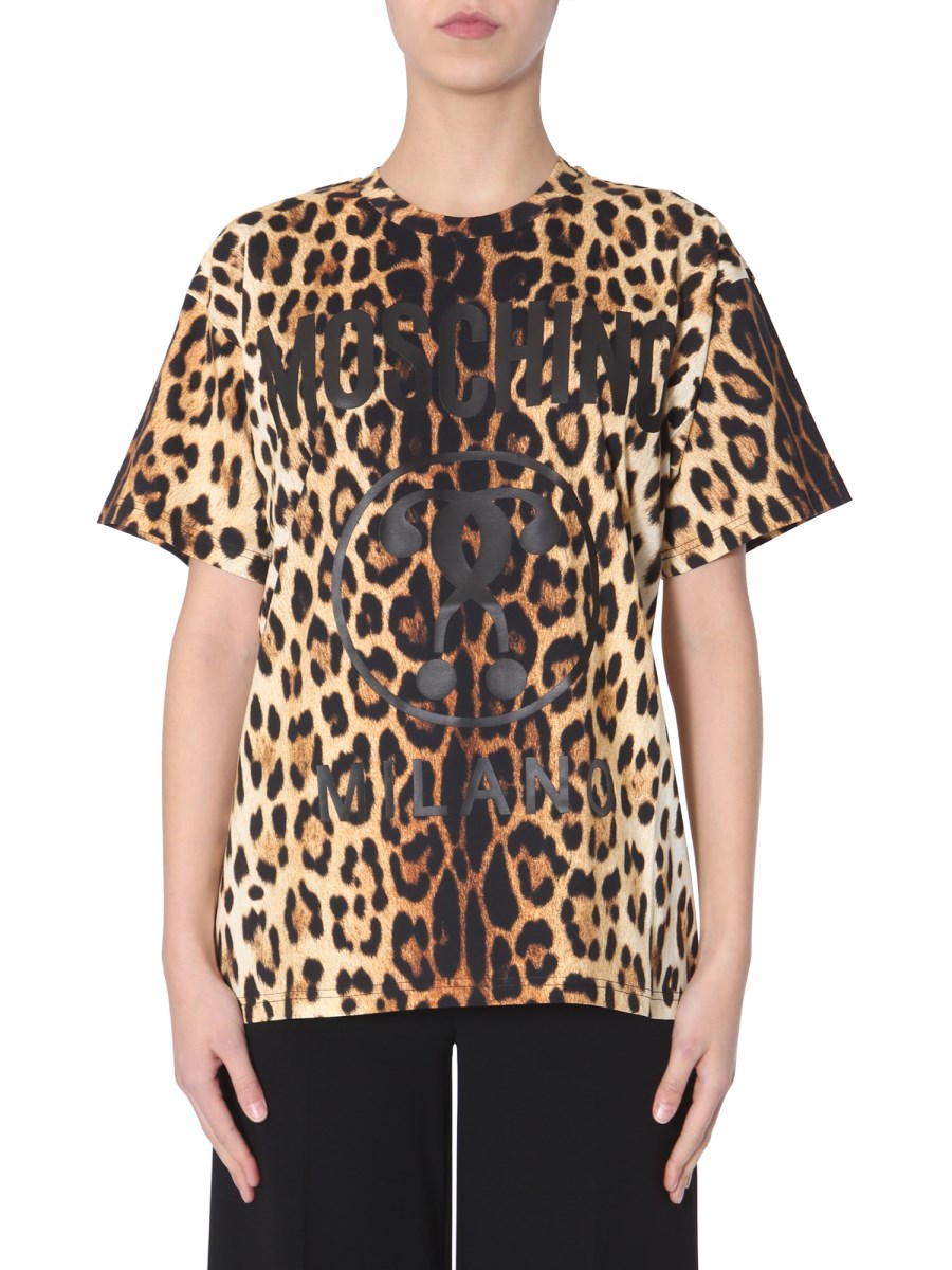 Moschino leopard discount ad