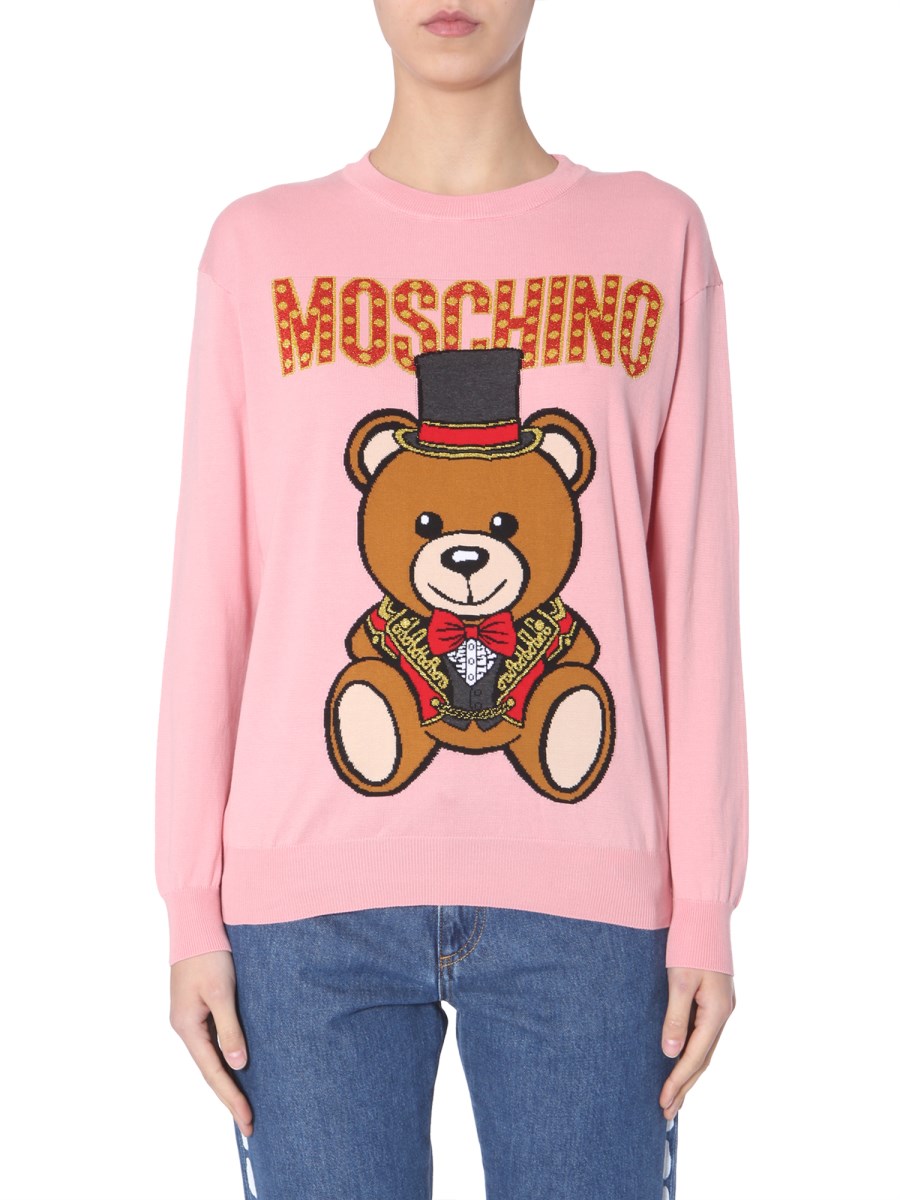 MOSCHINO - DRAWN TEDDY BEAR SWEATSHIRT - Eleonora Bonucci