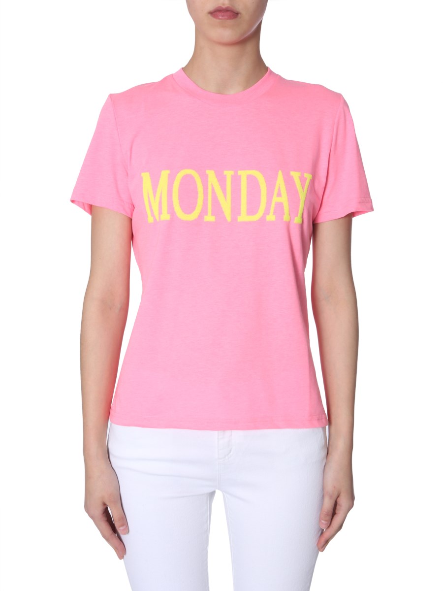 FERRETTI - SEQUIN-EMBELLISHED "MONDAY" COTTON T-SHIRT - Eleonora Bonucci