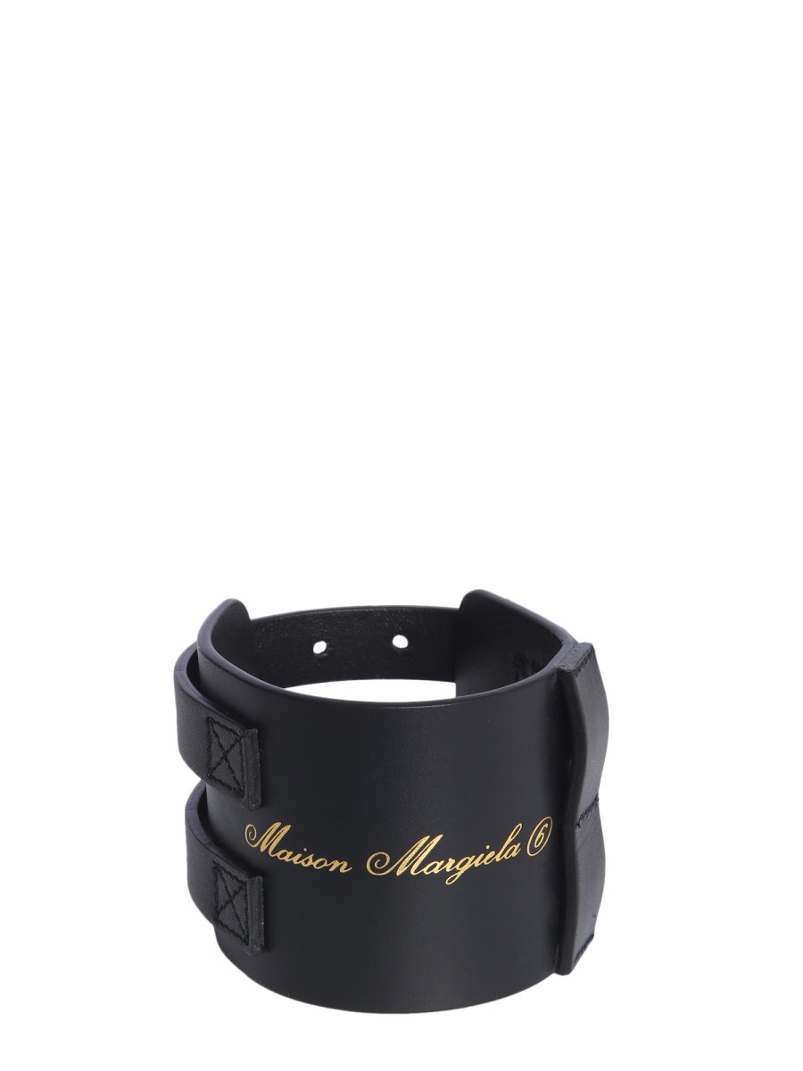 最安】Maison Margiela Leather Bracelet | www.carmenundmelanie.at