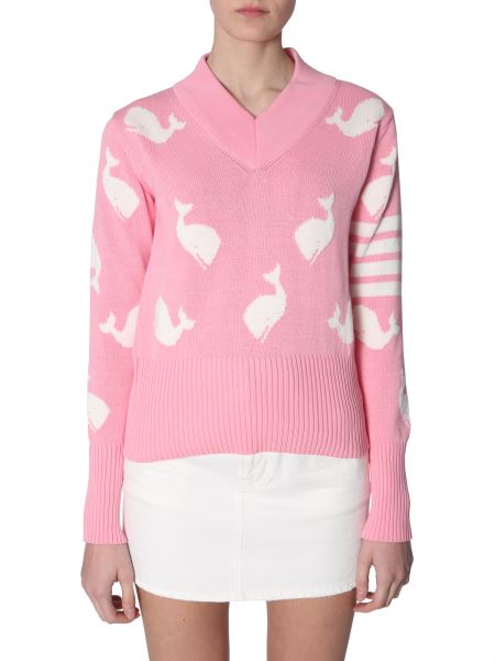 thom browne whale sweater