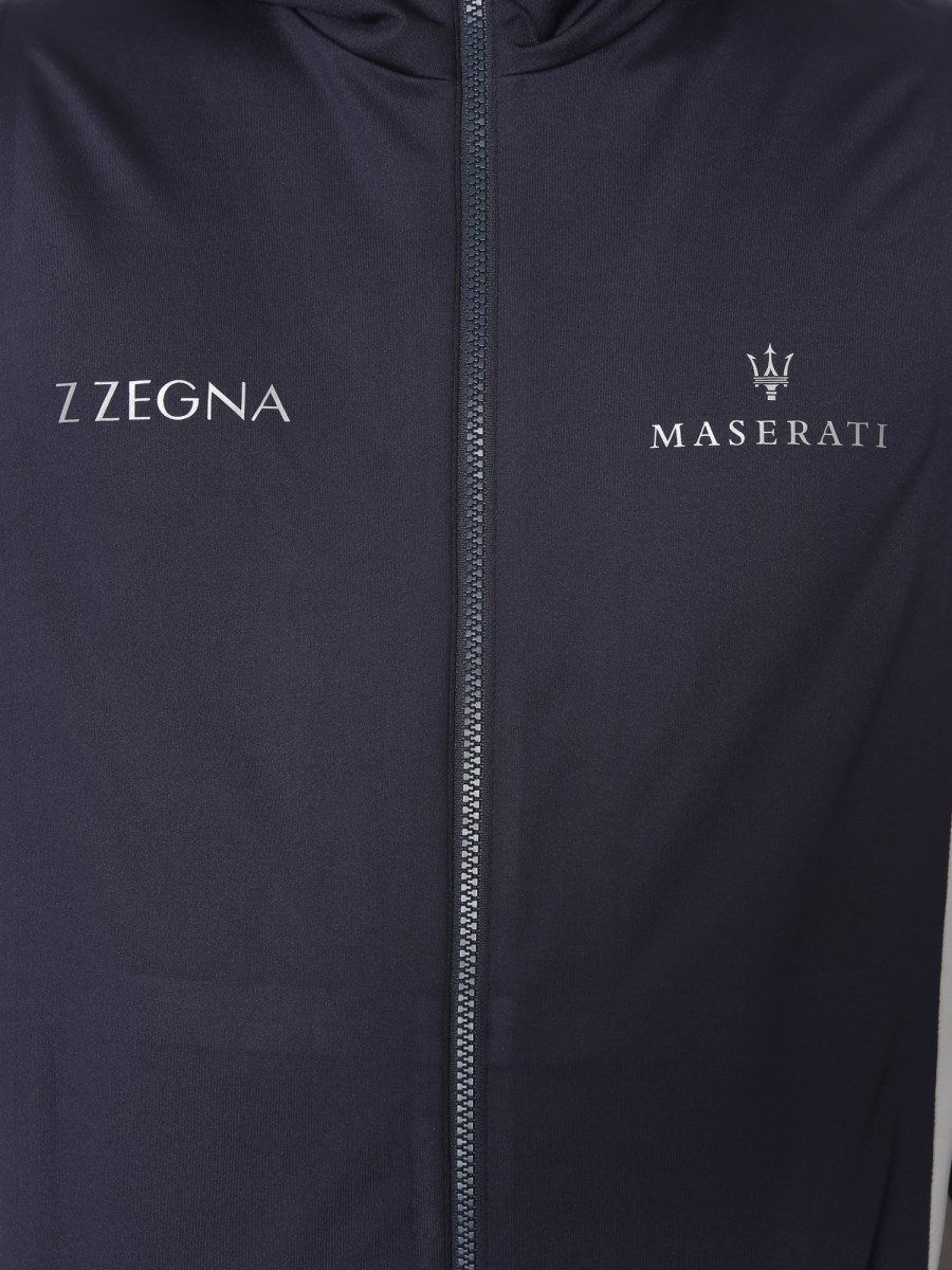 Z ZEGNA TECHNICAL FABRIC JACKET WITH HOOD Eleonora Bonucci