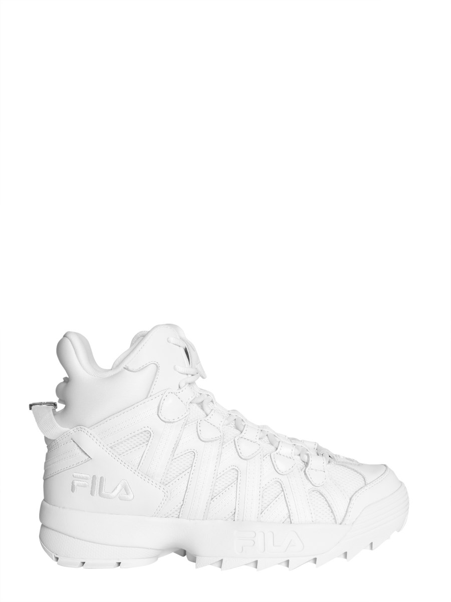 FILA D STACK CAGE CROSSOVER LEATHER SNEAKERS Eleonora Bonucci