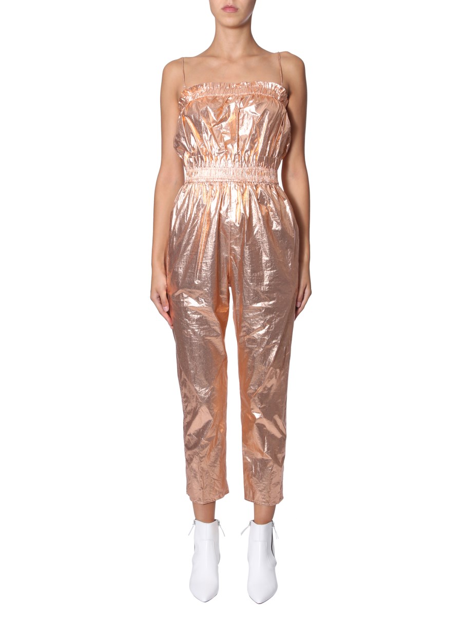 ISABEL MARANT TIMI METALLIC COTTON SUIT Eleonora Bonucci