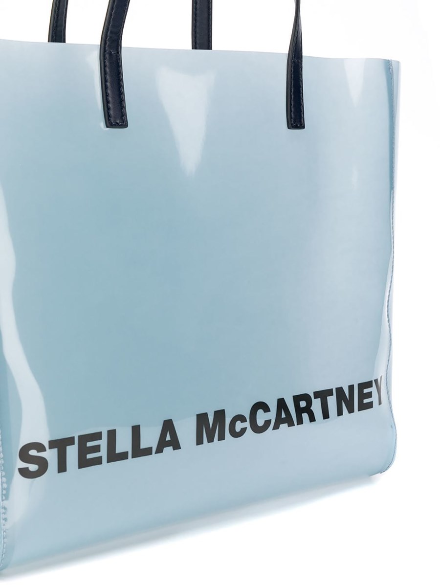 STELLA McCARTNEY SMALL TRANSPARENT TOTE BAG Eleonora Bonucci