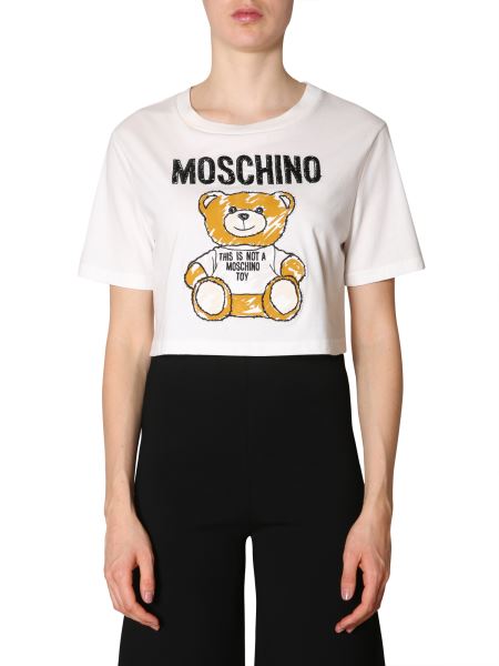 moschino t shirt women's bear